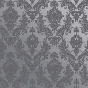 maiden wallpaper in textured blue pearl