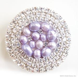 glamour knob - lavender pearl